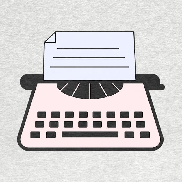 Cute and Adorable Old School Typewriter T-Shirt by happinessinatee